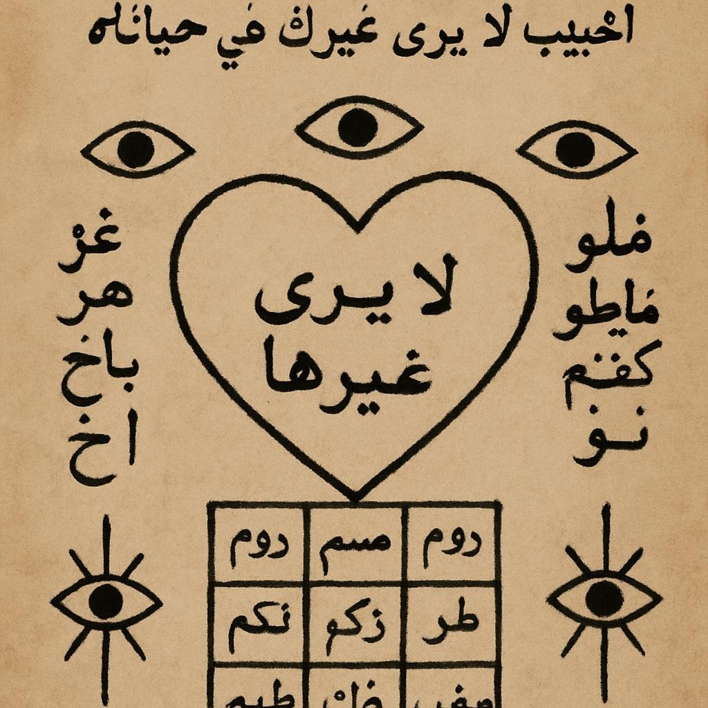 طلسم خطير لجعل الحبيب لا يرى غيرك في حياته: مجرب وفعال