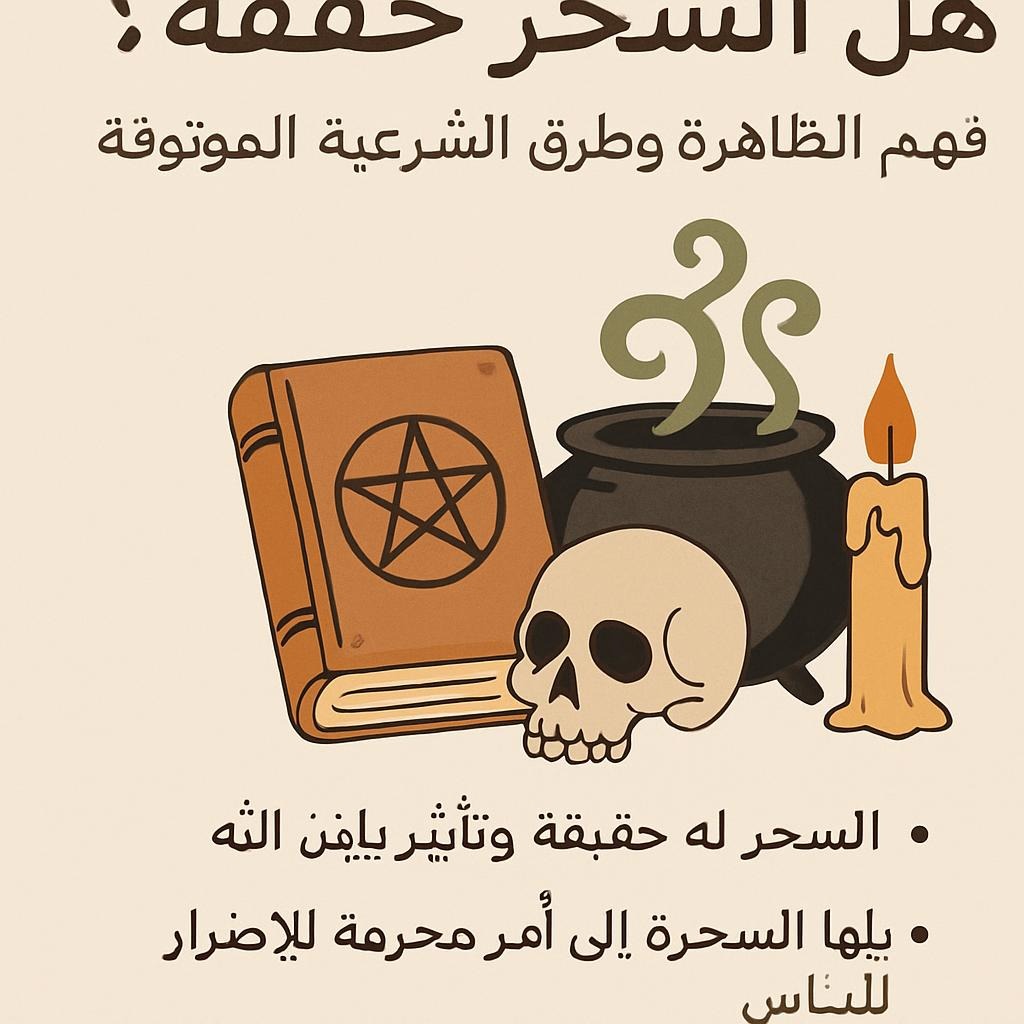 هل السحر حقيقة؟ فهم الظاهرة وطرق العلاج الشرعية الموثوقة